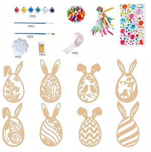 Set <span class=keywords><strong>de</strong></span> Pintura para Interiores, Manualidades Infantiles <span class=keywords><strong>de</strong></span> <span class=keywords><strong>Conejo</strong></span> <span class=keywords><strong>de</strong></span> <span class=keywords><strong>Pascua</strong></span> <span class=keywords><strong>de</strong></span> Madera para DIY - Product Image 6
