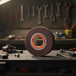 TTAKE Cylindrical Flap Wheel Abrasive Cloth Corundum 165x30x54mm with Hole for <b>Angle</b> <b>Grinder</b> AB1077 - Product Image 3