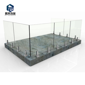 Piscina senza cornice recinzione design terrazza in acciaio inox rubinetto porta <span class=keywords><strong>vetro</strong></span> <span class=keywords><strong>esterno</strong></span> ringhiere <span class=keywords><strong>con</strong></span> <span class=keywords><strong>vetro</strong></span> temperato - Product Image 3