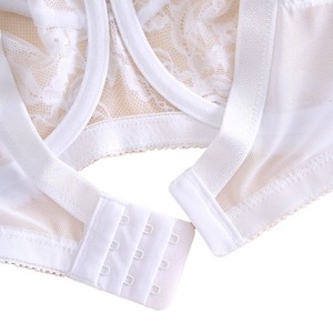 Soutien-gorge grande taille transfrontalier Europe-Amérique pour femme ronde, avec armatures, pour <span class=keywords><strong>poitrine</strong></span> généreuse, effet de rassemblement discret, anti-affaissement, uni - Product Image 4