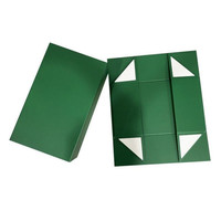 Boîte cadeau en papier kraft rigide, pliable, avec aimant, emballage plat, en stock, 13,7 x 8 x 4,4 pouces, vente en gros (lot de 20)