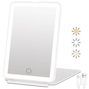 Venditore caldo ha condotto lo <span class=keywords><strong>specchio</strong></span> di vanità di <span class=keywords><strong>trucco</strong></span> illuminato ingrandimento ricaricabile da viaggio <span class=keywords><strong>specchio</strong></span> da <span class=keywords><strong>tavolo</strong></span> di vanità <span class=keywords><strong>trucco</strong></span> luce Led <span class=keywords><strong>specchio</strong></span> - Product Image 6
