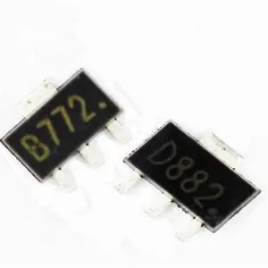 2SB772 SOT89 Triode Npn Puce IC Mosfet B772 Transistor SMD Transistor B772 Équivalent 2SB772