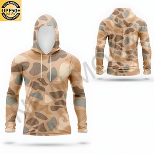 Custom Full Graphic Fishing Hoodies UV Protection Quick Dry Polyester Plus Size Fishing Gear Customizable Designs - Product Image 4