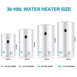 <span class=keywords><strong>Calentador</strong></span> de Agua <span class=keywords><strong>Eléctrico</strong></span> Vertical de 50L y 2000W para Peluquería y Belleza, con Almacenamiento, para Uso Transfronterizo - Product Image 6