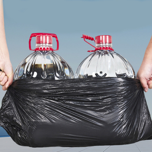 Sacs poubelle en plastique épais jetables noirs de grande taille pour les fabricants personnalisés, les restaurants, les hôtels, l'emballage des déchets - Product Image 3