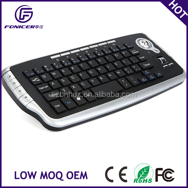 Calidad constante mini trackball teclado mouse integrado para smart tv