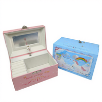 Boîte à musique carrousel personnalisée avec miroir, prix d'usine Yiyu, livraison rapide, écologique, boîte à bijoux musicale, cadeau d'anniversaire