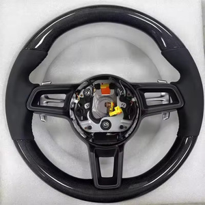 Volante Sportivo in Fibra di Carbonio per Panamera Cayenne Macan 718 <span class=keywords><strong>Taycan</strong></span> 918 911 Boxster Carrera 981 958 957 - Product Image 3