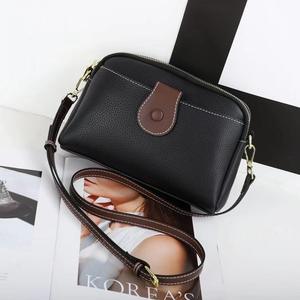 Bolso de hombro de gran tamaño para mujer, bandolera de cuero genuino de vaca, bolso con bolsillo para teléfono, cartera pequeña para mujer - Product Image 2
