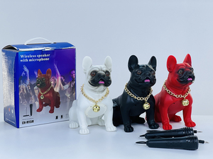 2023 nouveauté Cool chien forme plein corps <span class=keywords><strong>bouledogue</strong></span> CH-M15M basse BT TWS extérieur haut-parleur boîte Portable sans fil haut-parleur - Product Image 5
