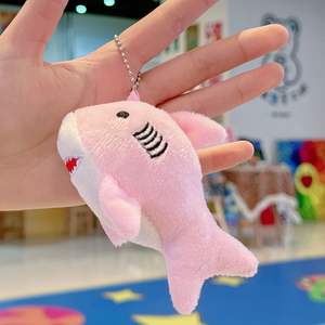 Porte-clés dinosaure en peluche mignon <span class=keywords><strong>de</strong></span> 10 cm pour femmes et filles, porte-clés Tyrannosaurus en peluche, jouets pour enfants, cadeau pour machine à grue - Product Image 4