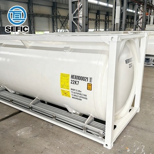 En STOCK enviar con 10 días criogénico 20 pies T75 argón líquido ISO tanque contenedor ASME estándar para almacenamiento y transporte de gas líquido - Product Image 5