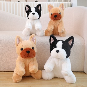 Venta al por mayor Kawaii perro <span class=keywords><strong>Bulldog</strong></span> francés juguete de peluche Animal relleno niños regalo decoración del hogar sentado <span class=keywords><strong>Bulldog</strong></span> francés muñeca - Product Image 5