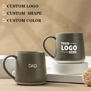 Vente en gros 400ml tasse en céramique minimaliste père papa <span class=keywords><strong>cadeau</strong></span> café tasse à thé jour personnalisé tendance tasses en céramique tasse à café tasse - Product Image 4
