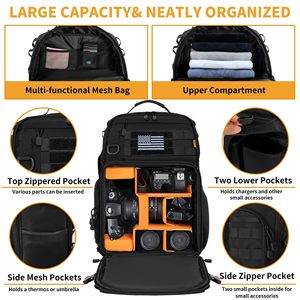 Sac à dos étanche pour appareil photo reflex numérique/reflex numérique sans miroir Sac à dos professionnel compatible avec Sony <span class=keywords><strong>Canon</strong></span> Nikon - Product Image 6
