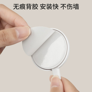 Gancho adhesivo Qinfeng de plástico, de sujeción fuerte, para montaje en pared, para llaves, toallas, baño, cocina - Product Image 2
