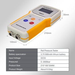 Le testeur de pression de <span class=keywords><strong>rail</strong></span> du système à rampe commune haute pression <span class=keywords><strong>RPD100</strong></span> convient à la détection de tension des calculateurs Den-so Del-phi - Product Image 3