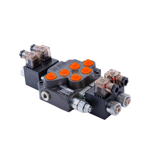 Vanne <span class=keywords><strong>hydraulique</strong></span> DCV40 60 40L/min GPM 4 <span class=keywords><strong>3</strong></span> 2 <span class=keywords><strong>voies</strong></span>, commande de charge <span class=keywords><strong>hydraulique</strong></span> <span class=keywords><strong>12V</strong></span> 24V par joystick pour camion-grue et machine agricole - Product Image 2
