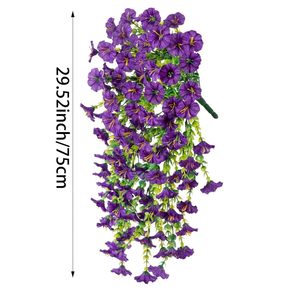 Grandes Flores Artificiales de Gloriosa de Seda de 29.5 Pulgadas para Colgar en la Pared, Decoración para el Hogar, Bodas y Patios - Product Image 1