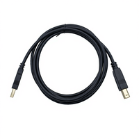 Câble d'imprimante USB 2.0 noir de haute qualité Comton 0.5m 1m 1.5m 1.8m 2m plaqué or type a mâle vers type B mâle câble USB 2.0
