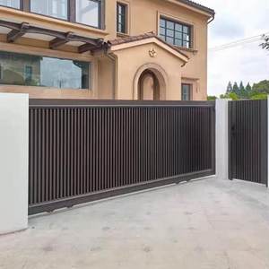 <span class=keywords><strong>Portail</strong></span> <span class=keywords><strong>coulissant</strong></span> automatique en aluminium avec télécommande, revêtement poudré, <span class=keywords><strong>haut</strong></span> <span class=keywords><strong>de</strong></span> <span class=keywords><strong>gamme</strong></span>, style européen, avec modélisation 3D - Product Image 5