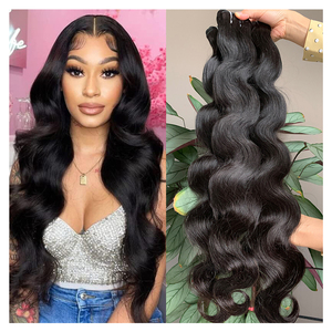 Peluca de Cabello Humano con Ondas Suaves sin Pegamento para Mujeres Afroamericanas, Lista para Usar, con Frente de Encaje Pre-cortado - Product Image 4