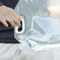 Pochettes Doypack transparentes en plastique avec bec verseur pour emballage de boissons et détergents, fabriquées en Chine