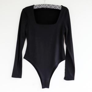 Body <span class=keywords><strong>Aderente</strong></span> da <span class=keywords><strong>Donna</strong></span>, Sexy, Tinta Unita, Collo Tondo, Maniche Corte, Casual, Top per Signore - Product Image 5