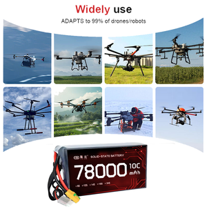 높은 에너지 밀도 78000mAh 10C 51.8v 14S 무인 항공기 배터리 폴리머 리튬 이온 배터리 팩 - Product Image 5