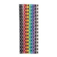 Étiquettes de marqueur de câble colorées MG