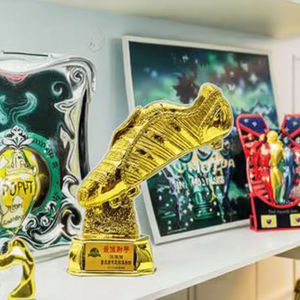 حذاء ذهبي مخصص للعبة القفزات من أجل عيد الشكر وعيد الفصح وعيد الميلاد والكريسماس بطولات ديوالي لكرة القدم- - Product Image 5