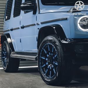 Nouvelles jantes tout-terrain forgées haute performance DW 15/17/18 pouces 5*112/120/114.3 pour GT500 E92 Corvette - Finition noire 5 ans - Product Image 1