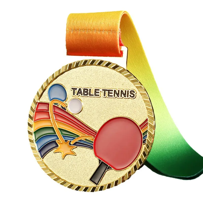 Nobao Panton color enamel Paralympic medals Table Tennis Marathon Games Competition Medal 1st winner award souvenir custom medal