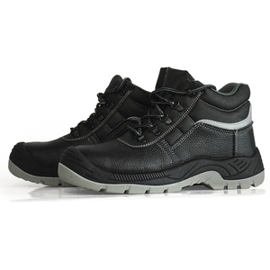 Semelle plate Pompier Travail Souples En Cuir Fabricant D'aliments Travailleur <span class=keywords><strong>Pied</strong></span> Porter Des Chaussures <span class=keywords><strong>De</strong></span> Sécurité - Product Image 5
