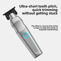 Nouvel Arrivage 2025 Tondeuse à Cheveux Électrique Sans Fil Professionnelle Corps en Alliage de Zinc Recharge USB-C pour Usage Domestique Masculin