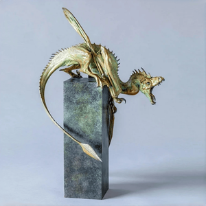 Scultura di <span class=keywords><strong>Pantera</strong></span> in Bronzo Resistente alle Intemperie per Esterni, Statua in Ottone con Ossidazione Naturale per Villa, Cortile e Giardino - Product Image 4