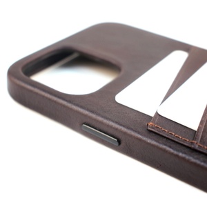 Funda de Cuero de Lujo para iPhone 17, Funda Protectora con Protección para Cable de Teléfono - Product Image 4