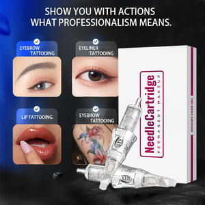 Aguja <span class=keywords><strong>de</strong></span> Microblading Desechable <span class=keywords><strong>de</strong></span> Acero Inoxidable Transparente Nuojo, Aguja <span class=keywords><strong>de</strong></span> Cartucho <span class=keywords><strong>para</strong></span> Maquillaje Permanente <span class=keywords><strong>de</strong></span> Cejas, 100% E.O. - Product Image 1