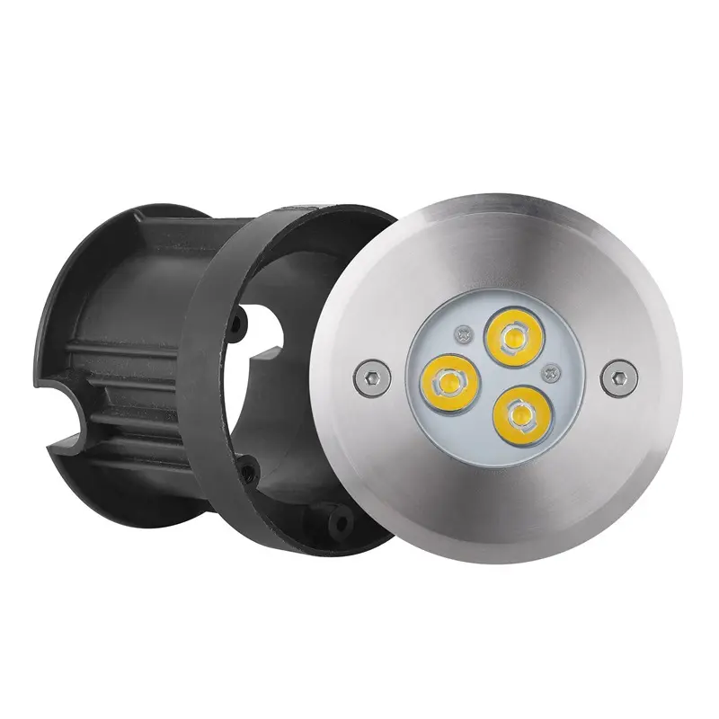 Luz led para piscina subaquática de ac12v 3w ip68, para piscina, à prova d' água, para jardim