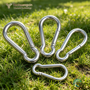 China Oval Snap Hook Stainless Steel Carabiner <b>Clip</b> M4-M16 Polished Finish Heavy Industry Use Din5299 Standard - Product Image 4