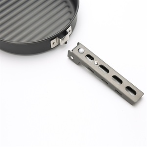 Juego de Cocina Compacto de Aluminio para Acampar y Excursionismo con Mango Desmontable, Incluye Ollas, Sartenes y Planchas - Product Image 4