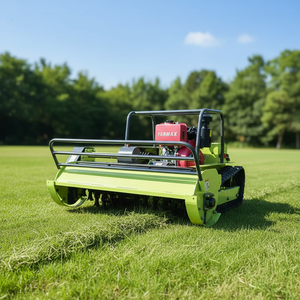 Meilleure tondeuse <span class=keywords><strong>à</strong></span> <span class=keywords><strong>gazon</strong></span> roulante alimentée par <span class=keywords><strong>batterie</strong></span> 4 temps de qualité industrielle Machine de coupe d'herbe télécommandée - Product Image 6