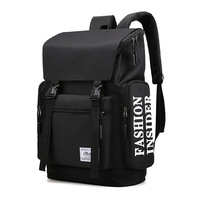 Mochila para Portátil de Gran Capacidad, Estilo Coreano, Casual, Moderna, Impermeable, con Diseño Geométrico