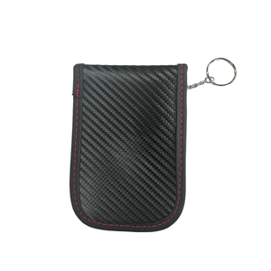 Pochette Faraday antivol en fibre de carbone, étui pour <span class=keywords><strong>clés</strong></span> de <span class=keywords><strong>voiture</strong></span> bloquant les signaux <span class=keywords><strong>RFID</strong></span> pour entrée sans clé - Product Image 2