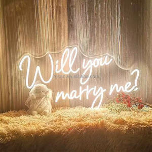 Letreros de neón personalizados de fábrica, letrero de letra Led, letrero de neón con luz de letra para decoración de <span class=keywords><strong>boda</strong></span>, suministros para fiestas, propuesta de fondo - Product Image 2