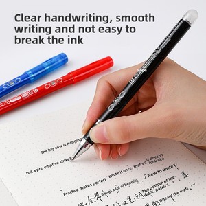 Stylo gel effaçable thermiquement Y619 de haute qualité, pointe 0,7 mm, encre rouge, en boîte, pour effacement, fournitures de papeterie en gros - Product Image 4