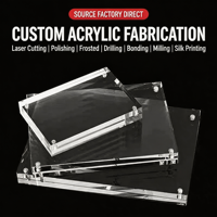 Plaque acrylique transparente colorée personnalisée à bas prix, panneau PMMA découpé au laser, imprimé UV personnalisable pour affichage publicitaire