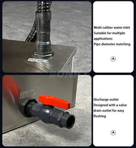 Filtre purificateur d'étang à poissons Koi en acier inoxydable grand système de circulation d'<span class=keywords><strong>eau</strong></span> équipement de purification de piscine de paysage extérieur - Product Image 3