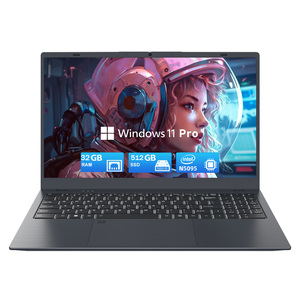 2025 15.6-inch Slim máy tính xách tay Intel n5059 32GB Ram 512GB SSD cho <span class=keywords><strong>bluetooth</strong></span> nhựa máy tính xách tay máy tính cổ phiếu mới có sẵn giá rẻ - Product Image 1